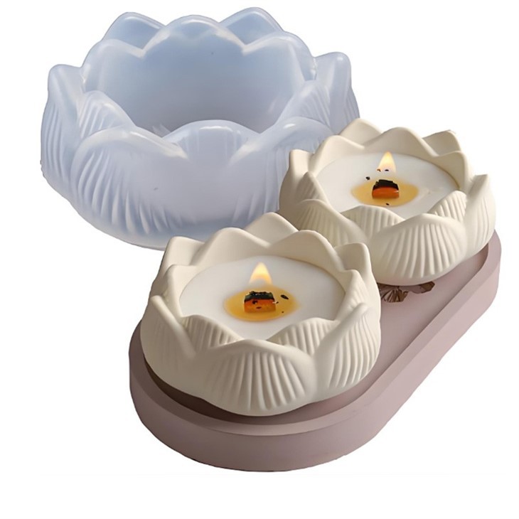 Condensation Mold Silicone Inks For Lotus Candles factory